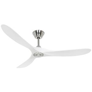 CasaFan ECO GENUINO 152 BN-MW Deckenventilator (Ø x H) 1520mm x 285mm Flügelfarbe: Weiß (matt) Ge