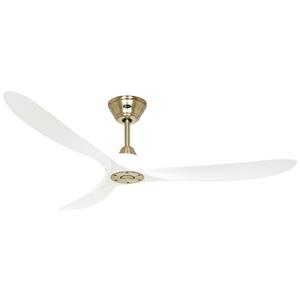 CasaFan ECO GENUINO 152 MG-MW Deckenventilator (Ø x H) 1520mm x 285mm Flügelfarbe: Weiß (matt) Ge