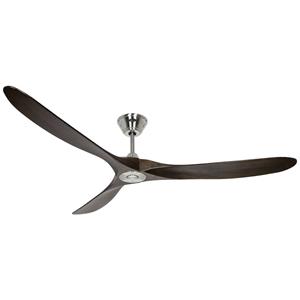 CasaFan ECO GENUINO 180 BN-NB Deckenventilator (Ø x H) 1800mm x 290mm Flügelfarbe: Nussbaum Gehäu