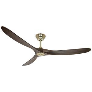CasaFan ECO GENUINO 180 MG-NB Deckenventilator (Ø x H) 1800mm x 290mm Flügelfarbe: Nussbaum Gehäu