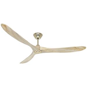 CasaFan ECO GENUINO 180 MG-NT Deckenventilator (Ø x H) 1800mm x 290mm Flügelfarbe: Holz (hell) Geh