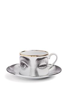 Fornasetti L'antipatico tea cup - Wit