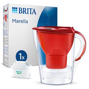BRITA Marella incl. 1 MAXTRA PRO ALL-IN-1 Waterfilter Rood 2,4L