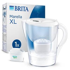 BRITA Marella XL incl. 1 MAXTRA PRO ALL-IN-1 Waterfilter Wit 3,5L