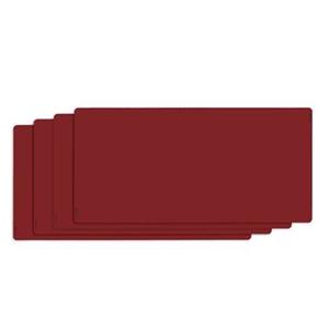 NOOBLU DUBL onderzetters 11x22 cm - Senso Ruby red - Set van 4