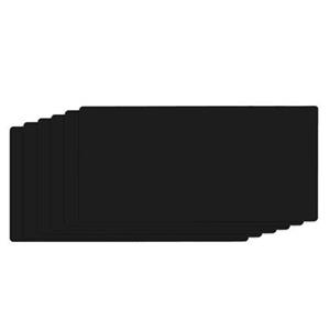 NOOBLU DUBL onderzetters 11x22 cm - Senso black - Set van 6