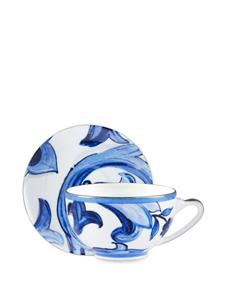 Dolce & Gabbana Porseleinen kop en schotel set - Wit
