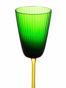 Dolce & Gabbana Wijnglas met colourblocking - Groen