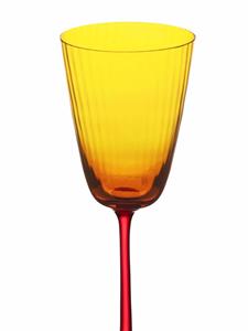 Dolce & Gabbana Wijnglas met colourblocking - Geel
