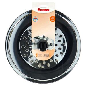 Metaltex RVS Antispatdeksel Met Stoomgaten Ø21-29cm