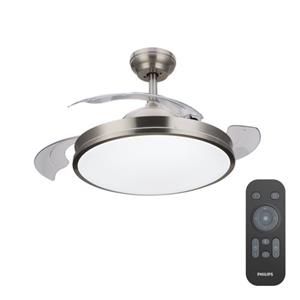 Atlas 28+35w nickel- 40855500 led deckenventilator - Philips
