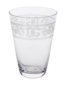 Dolce & Gabbana Glas met logo - Wit