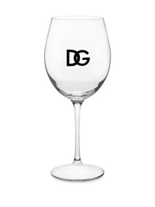 Dolce & Gabbana Wijnglazen met logoprint (set van twee) - U0058 - Clear
