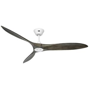 CasaFan ECO AIRSCREW 152 MW-GW Deckenventilator (Ø x H) 1520mm x 275mm Flügelfarbe: Grau Gehäusef