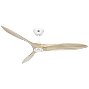 CasaFan ECO AIRSCREW 152 MW-NT Deckenventilator (Ø x H) 1520mm x 275mm Flügelfarbe: Holz (hell) Ge