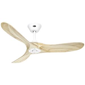 CasaFan ECO GENUINO 122 MW-NT Deckenventilator (Ø x H) 1220mm x 280mm Flügelfarbe: Holz (hell) Geh