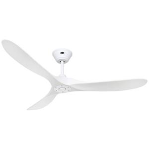 CasaFan ECO GENUINO 152 MW-MW Deckenventilator (Ø x H) 1520mm x 285mm Flügelfarbe: Weiß (matt) Ge