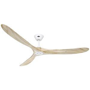 CasaFan ECO GENUINO 180 MW-NT Deckenventilator (Ø x H) 1800mm x 290mm Flügelfarbe: Holz (hell) Geh