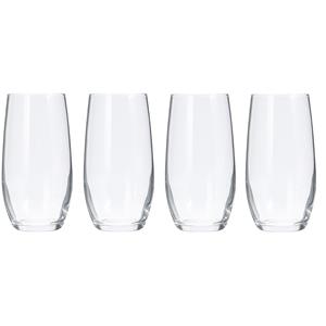 Merkloos 4x Sapglazen/drinkglazen/waterglazen 360 ml -