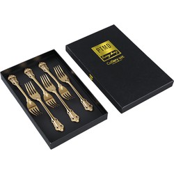 PTMD Vorken Cadeaubox - RVS - Titanium Goud - 6 Stuks