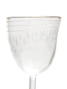 Seletti Glazen wijnglas - Beige