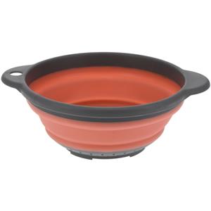 Excellent Houseware opvouwbaar vergiet - oranje/grijs - tpe - 23 cm -