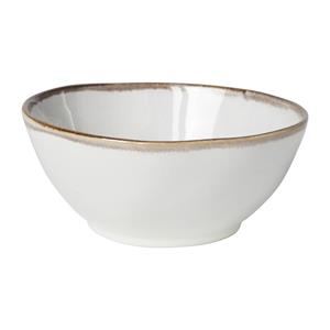 Xenos Schaal Toscane - wit - 17 cm