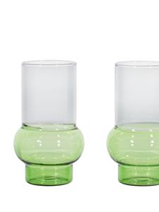 Tom Dixon Twee glazen - Groen