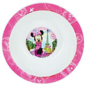 Kunststof ontbijtbordje diep  Minnie Mouse 16 cm -