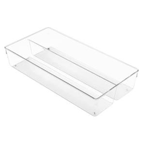 IDesign  Lade Organizer, 2 Vakken, 40.6 x 20.3 x 7.6 cm, Kunststof, T