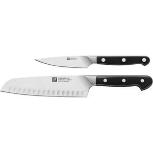 Zwilling Messer-Set "Pro", (Set, 2 tlg.), 1 Spick & Garniermesser (10 cm), 1 Santokumesser (18 cm).