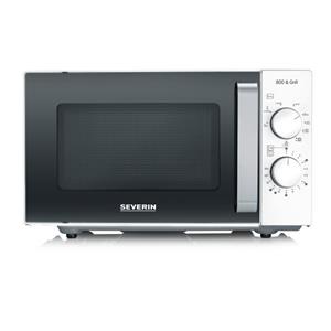 Severin MW7766 Mikrowelle Weiß 800W Grillfunktion, Kontrollleuchte
