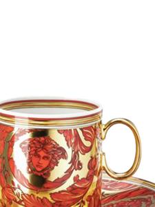 Versace Espresso kopje en schotel - Rood