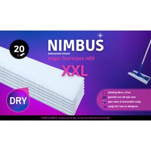 Magic Floorwipes Navulling 46x27cm 20stuks
