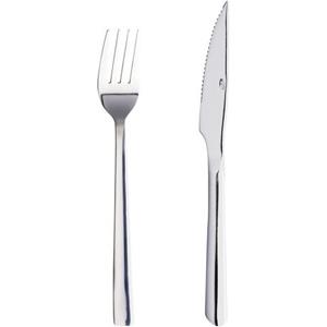 aida RAW Steakbesteck "RAW", (Set, 8 tlg.), Edelstahl, 8-teilig