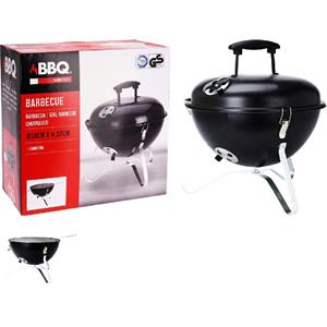 VidaXL Kogelbarbecue 37 cm zwart