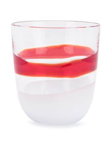 Carlo Moretti Glas met streep - Rood