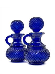 Cabana Galeano glazen olie en azijn set - Blauw