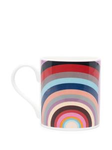 Paul Smith Mok met regenboogprint - Wit