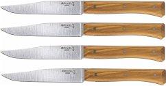 Opinel Facette Tafelmessenset - 11cm - 4-delig - Oliver Olijfhout