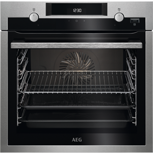 AEG BCS455020M SteamBake Inbouw oven Zwart