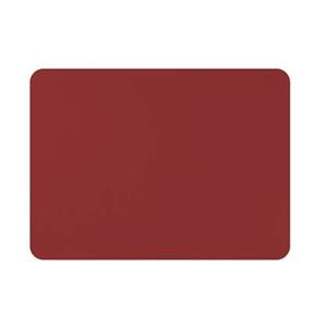Mesapiu Placemat lederlook - Rechthoek - Rood - Set van 6