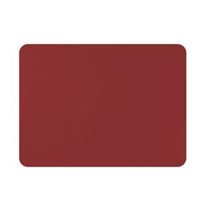 Mesapiu Placemat lederlook - Rechthoek - Rood - Set van 6