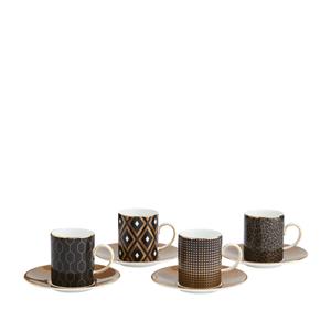 WEDGWOOD  Gio Gold - Espressokop&schotel s/4 Accent