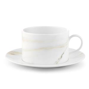 WEDGWOOD  Vera Wang Venato Imperial - Theekop&schotel