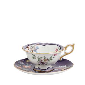 WEDGWOOD  Wonderlust - Theekop&schotel Midnight Garden