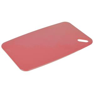 Excellent Houseware Snijplank voor keuken/voedsel - rood - Kunststof - 30 x 20 cm -