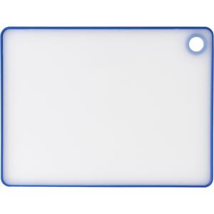 Excellent Houseware snijplank - wit/blauw - kunststof - 33 x 23 cm -