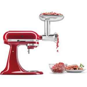 KitchenAid Vleesmolen En Worstenmaker Set 5ksmmga  - Stainless Steel