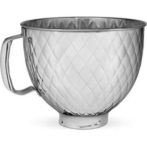 KitchenAid Roestvrijstalen Mengkom 4,8 L - Geblokt 5ksm5ssbqb  - Stainless Steel